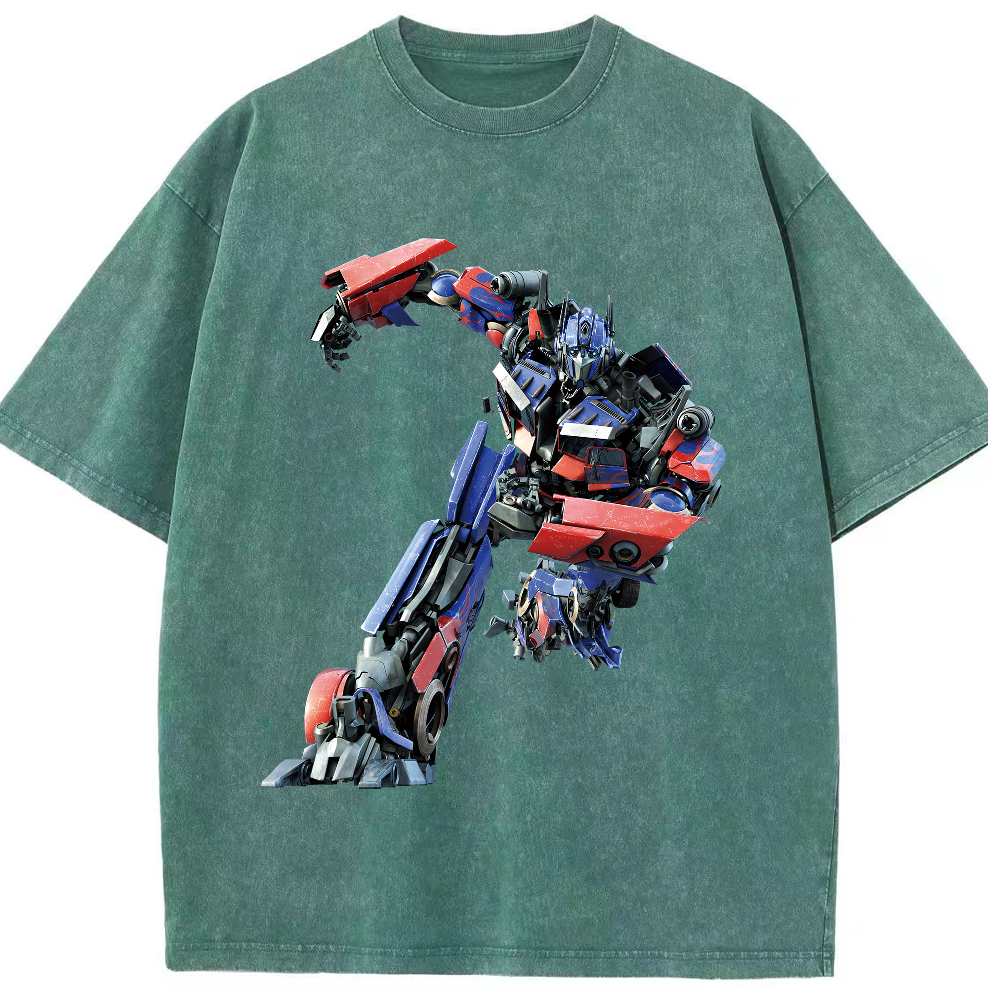 （画像用） Transformers トランスフォーマー 綿100% ヴィンテージ風 半袖Tシャツ（フロントプリント）